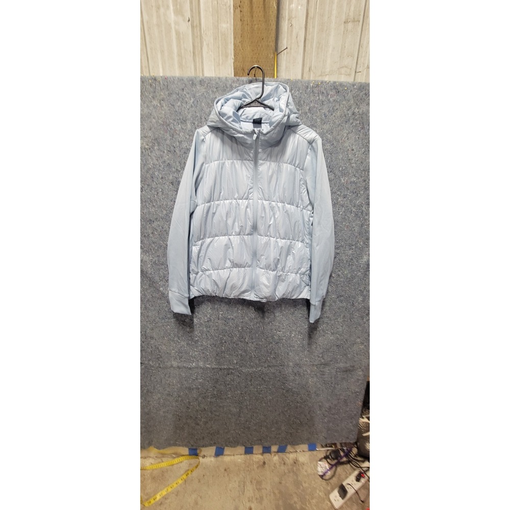 Avia Women's Quilted Jacket Blue Long Sleeve Hooded Size XXXL NWT